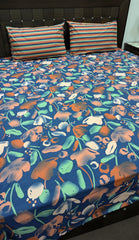 3 Pieces Pure cotton Bedsheet
