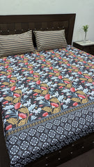 3 Pieces Pure cotton Bedsheet
