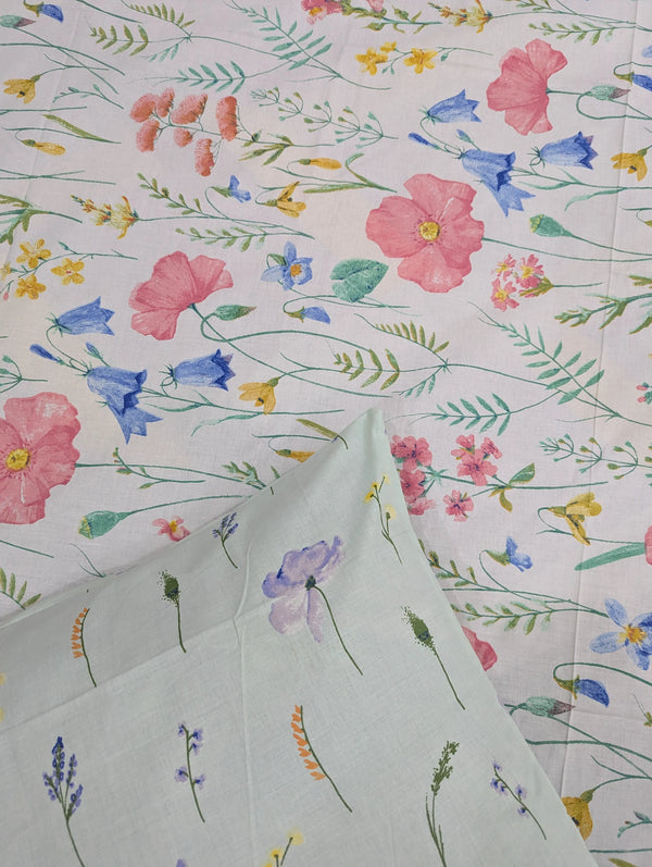 Cotton bedsheet size and fit example