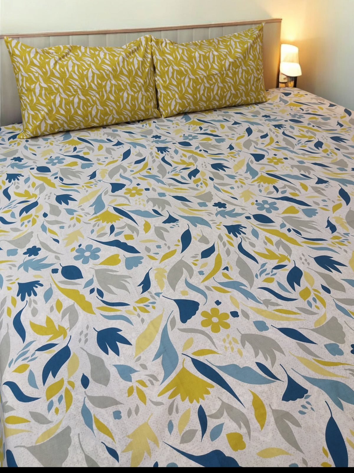 3 Pieces Pure cotton Bedsheet