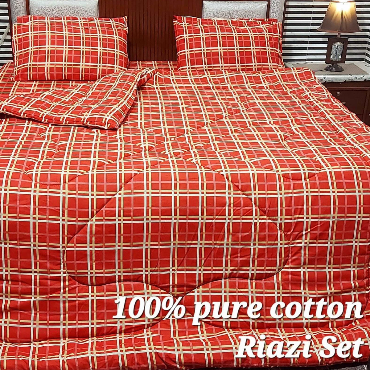 6 Pieces Pure Cotton Vicki Razai Set
