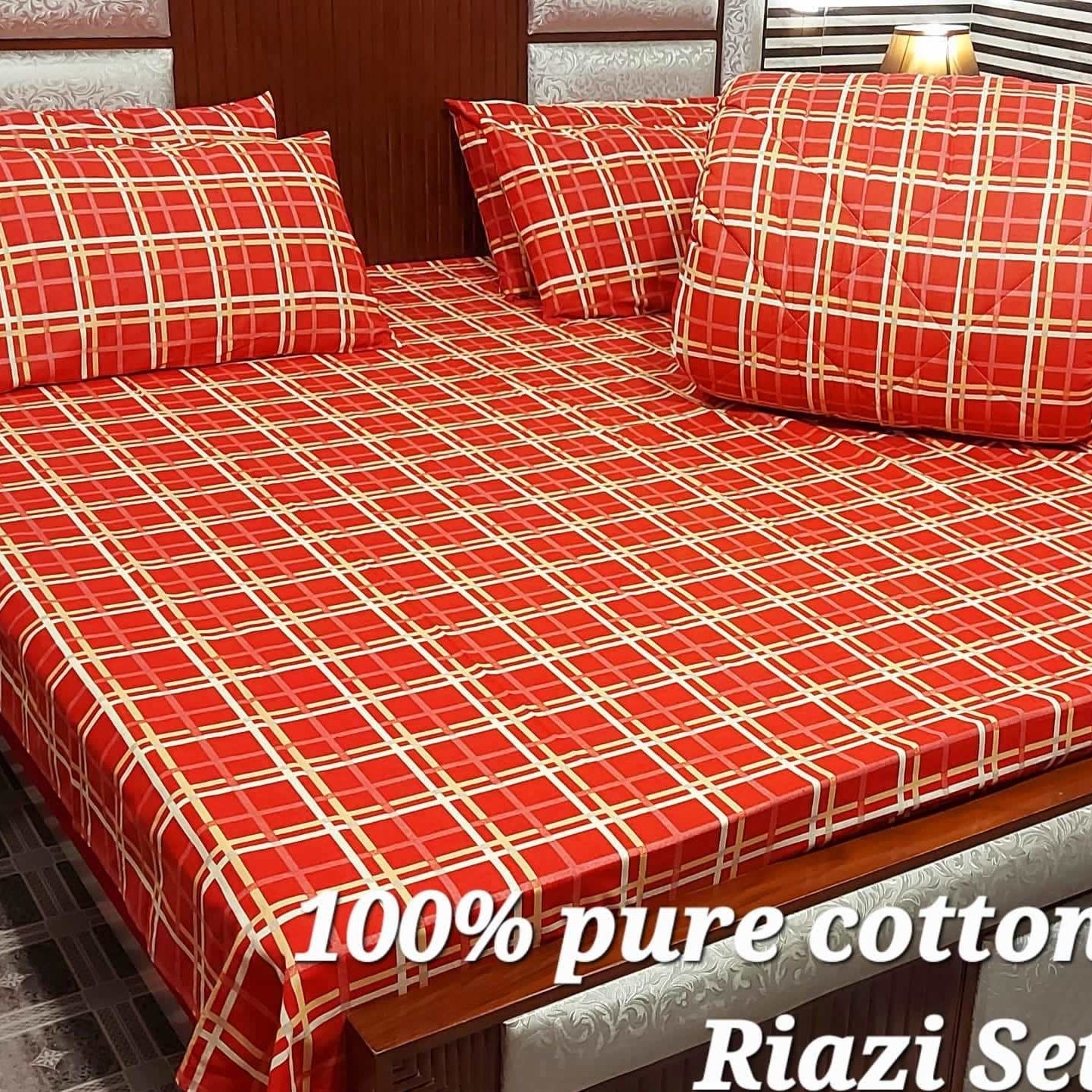 6 Pieces Pure Cotton Vicki Razai Set