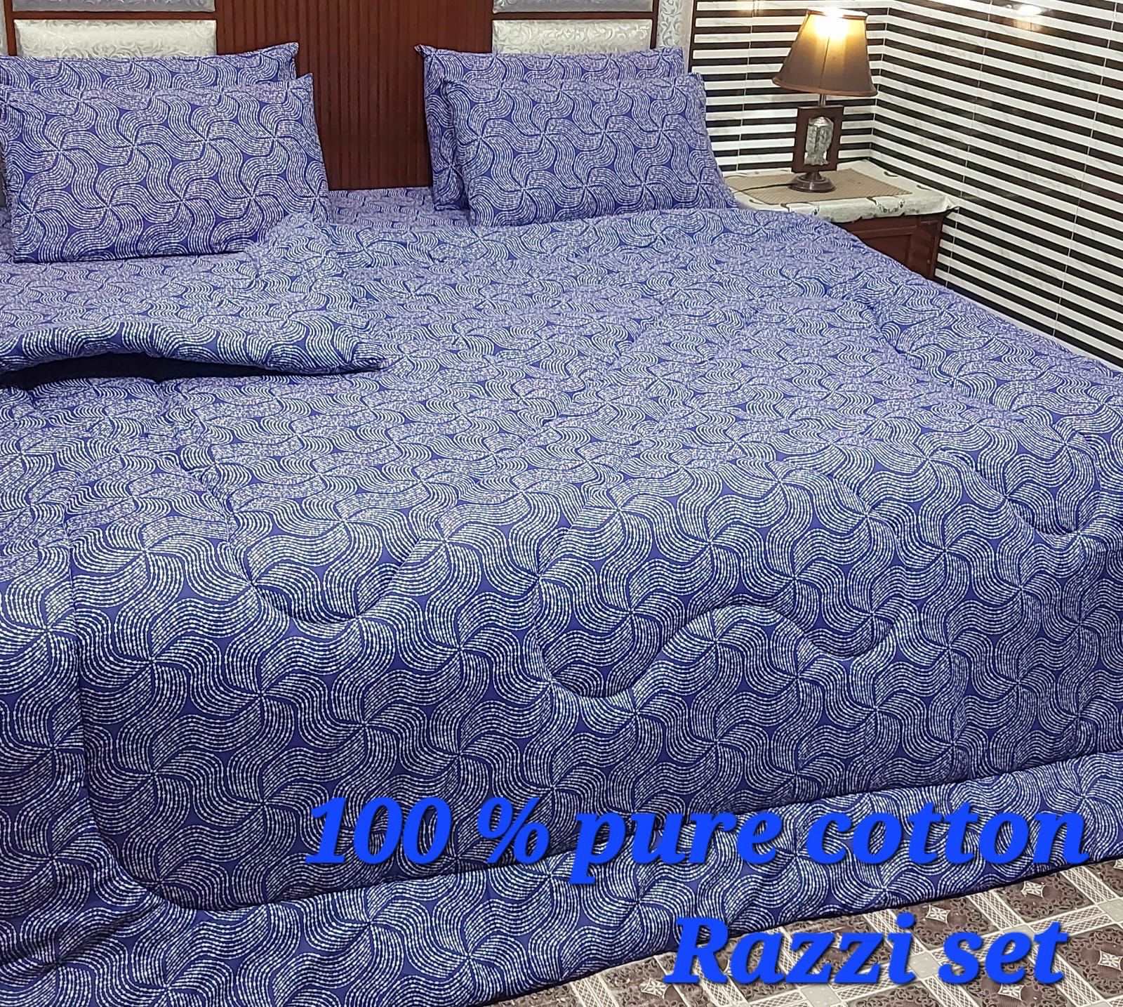 6 Pieces Pure Cotton Vicki Razai Set