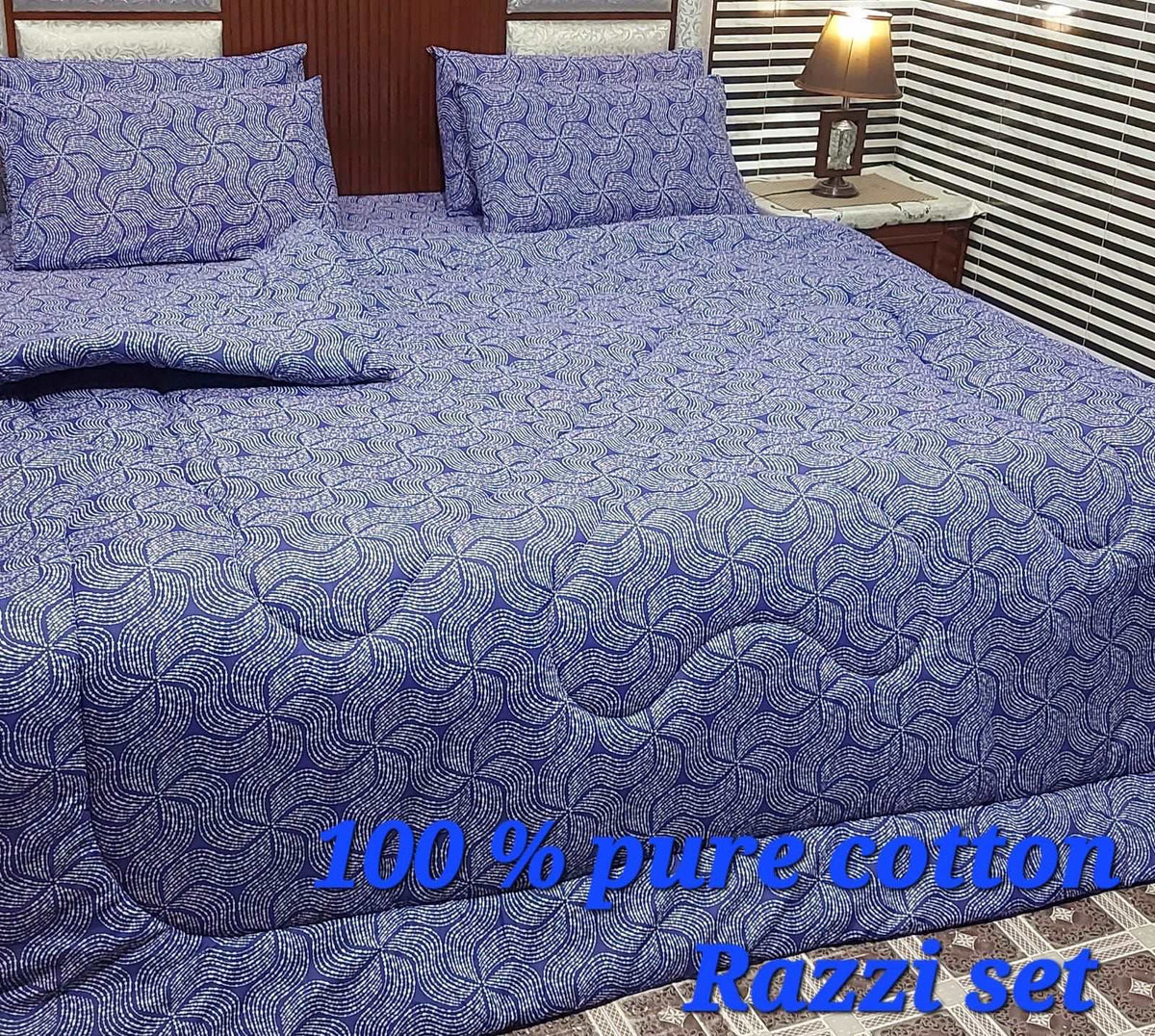 6 Pieces Pure Cotton Vicki Razai Set
