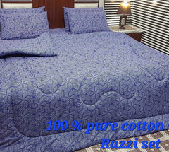 6 Pieces Pure Cotton Vicki Razai Set