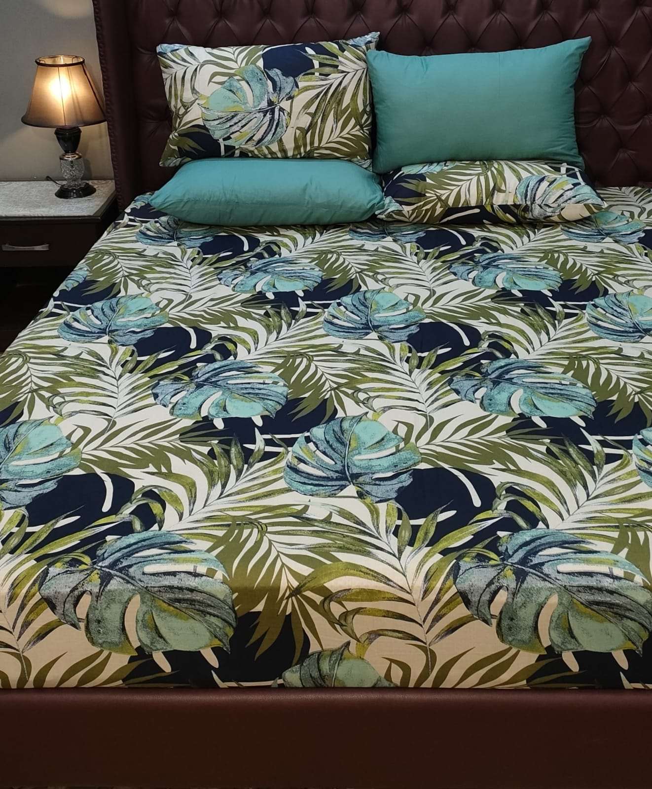 5 Pieces Pure Cotton Bedsheet