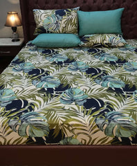 5 Pieces Pure Cotton Bedsheet