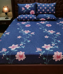 5 Pieces Pure Cotton Bedsheet