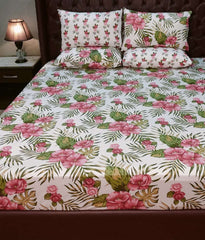 5 Pieces Pure Cotton Bedsheet