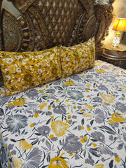5 Pieces Pure Cotton Bedsheet