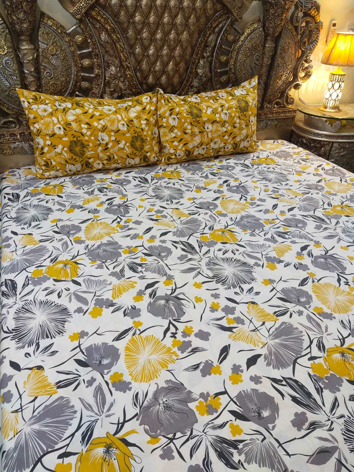 5 Pieces Pure Cotton Bedsheet