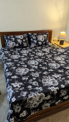 Crystal Cotton Bedsheet with 2 pillow covers