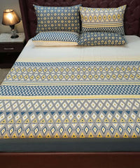 5 Pieces Pure Cotton Bedsheet