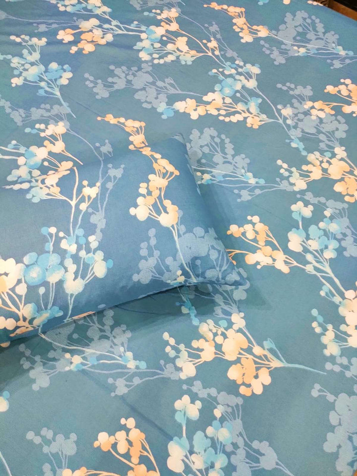 5 Pieces Pure Cotton Bedsheet