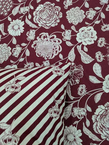 3 Pieces Pure cotton Bedsheet