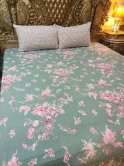 3 Pieces Pure cotton Bedsheet