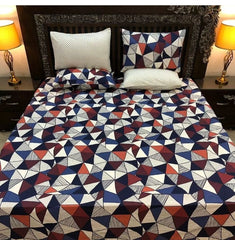 5 Pieces Pure Cotton Bedsheet