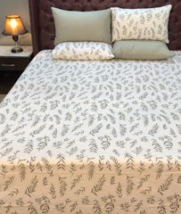 5 Pieces Pure Cotton Bedsheet