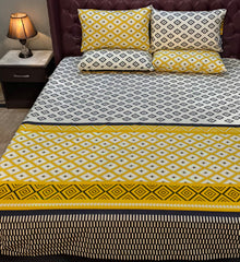 5 Pieces Pure Cotton Bedsheet