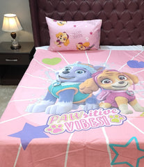 Export Quality Cotton Kids Bedsheet - Cartoon Character