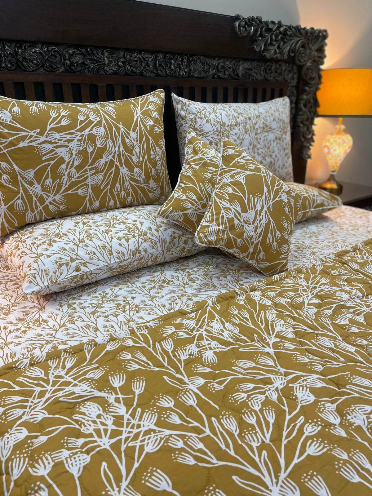 8 Pieces Export Quality Cotton Comforter set