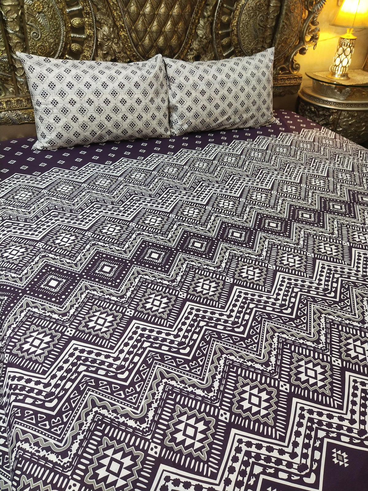 3 Pieces Pure cotton Bedsheet