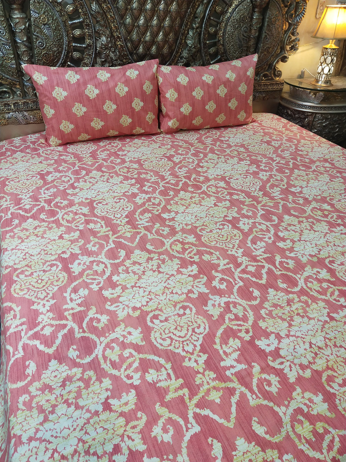 3 Pieces Pure cotton Bedsheet