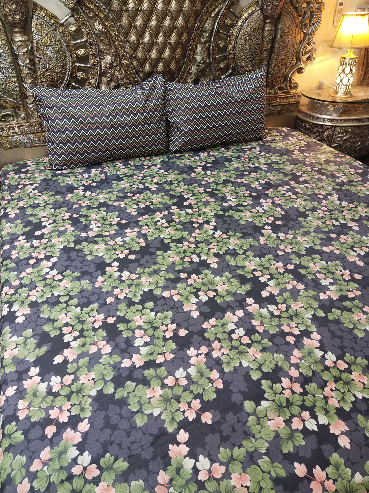 3 Pieces Pure cotton Bedsheet