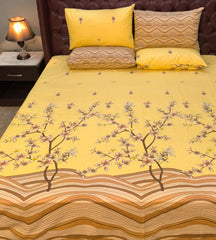 5 Pieces Pure Cotton Bedsheet