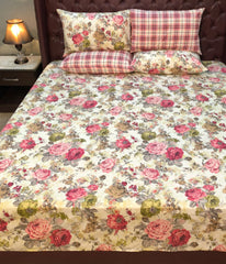 5 Pieces Pure Cotton Bedsheet