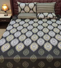 5 Pieces Pure Cotton Bedsheet