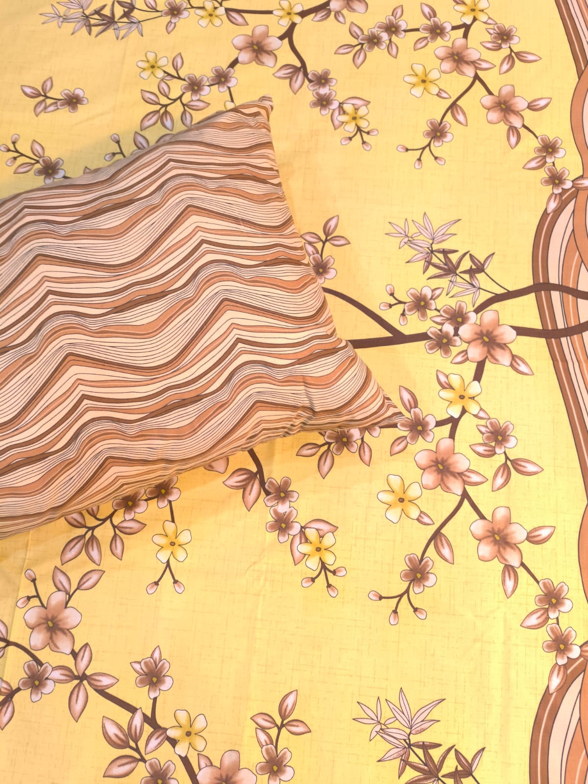 5 Pieces Pure Cotton Bedsheet