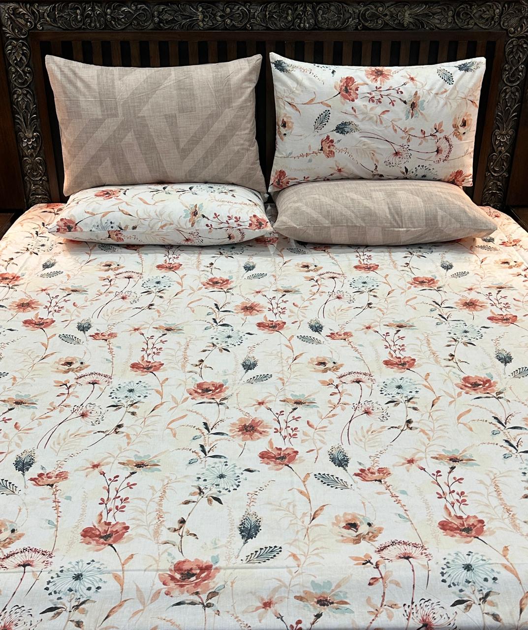 5 Pieces Export Quality Cotton Bedsheet