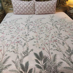 3 Pieces Pure cotton Bedsheet