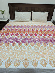 3 Pieces Pure cotton Bedsheet