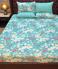 5 Pieces Pure Cotton Bedsheet
