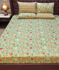 5 Pieces Pure Cotton Bedsheet