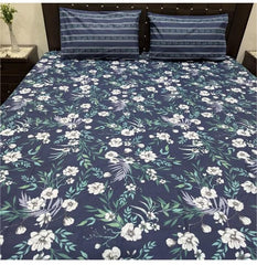 3 Pieces Pure cotton Bedsheet