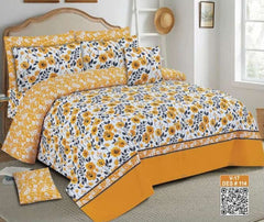 3 Pieces Pure cotton Bedsheet