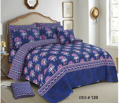3 Pieces Pure cotton Bedsheet