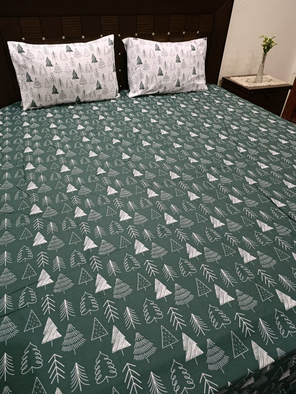 3 Pieces Export Quality cotton Bedsheet