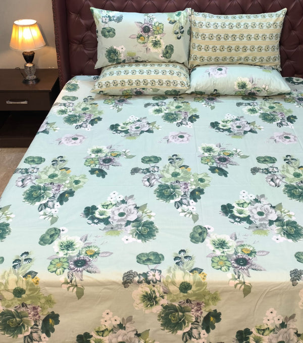 5 Pieces Pure Cotton Bedsheet