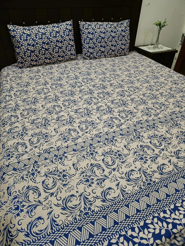 3 Pieces Pure cotton Bedsheet