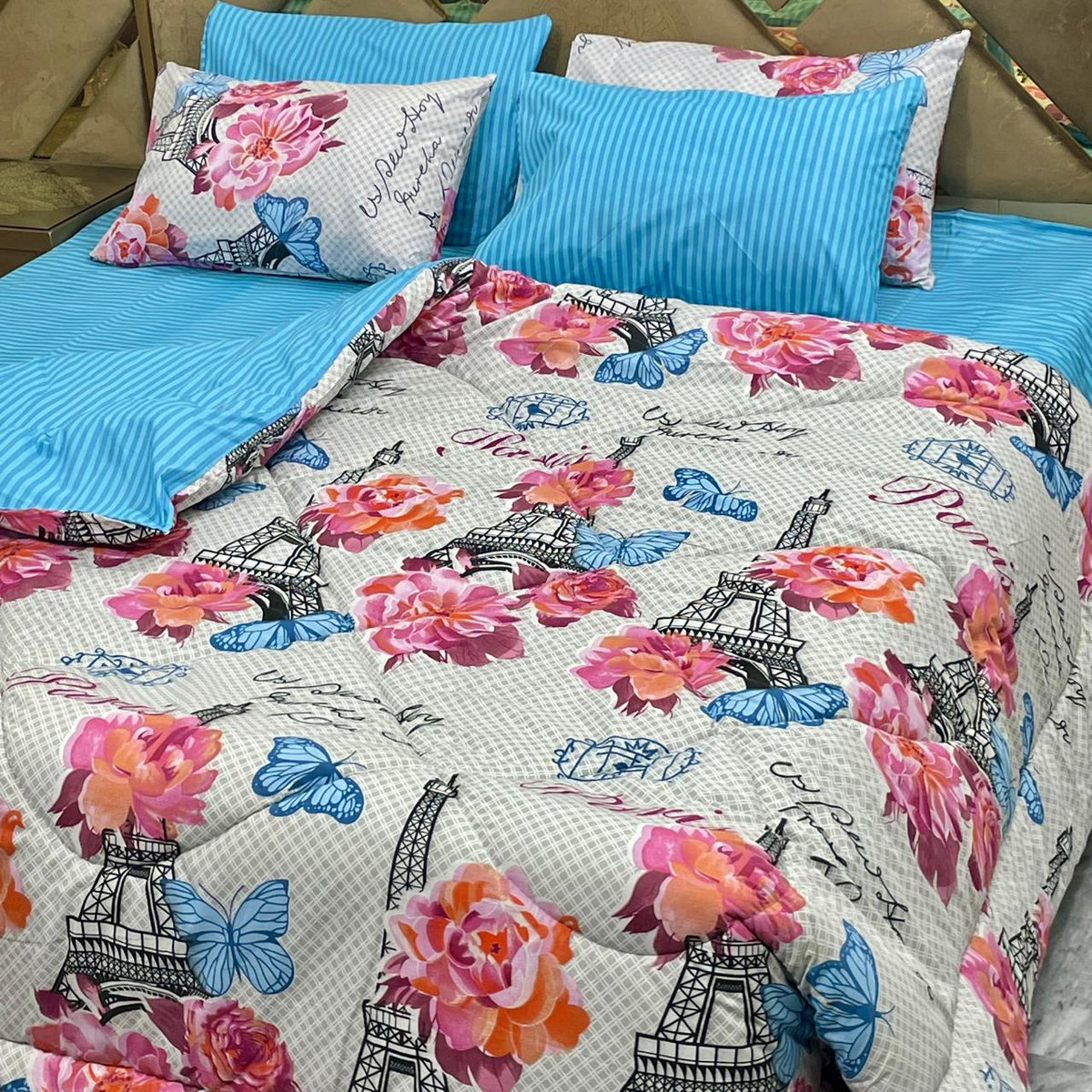 6 Pieces Export Cotton Vicky Razai Set