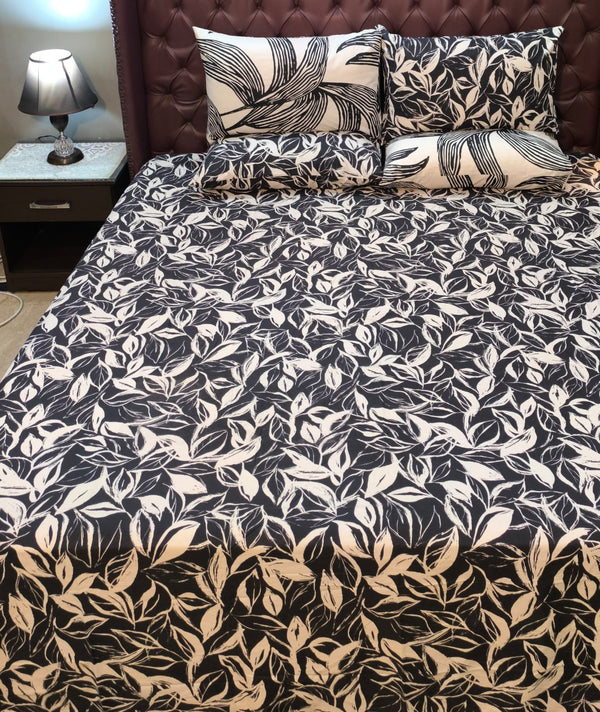 5 Pieces Pure Cotton Bedsheet