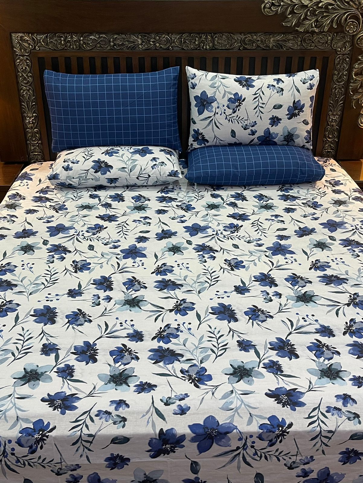 5 Pieces Export Quality Cotton Bedsheet