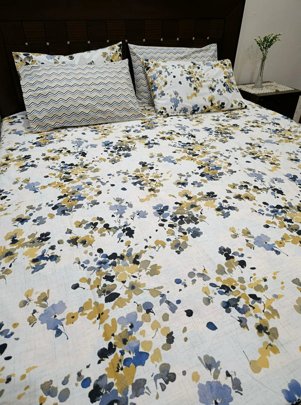 5 Pieces Pure Cotton Bedsheet 5