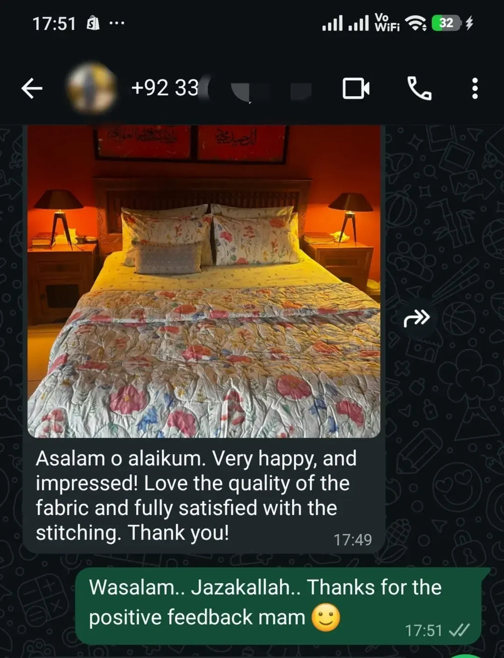 Customer review