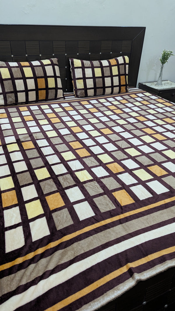Fleece Bedsheet (Queen Size)