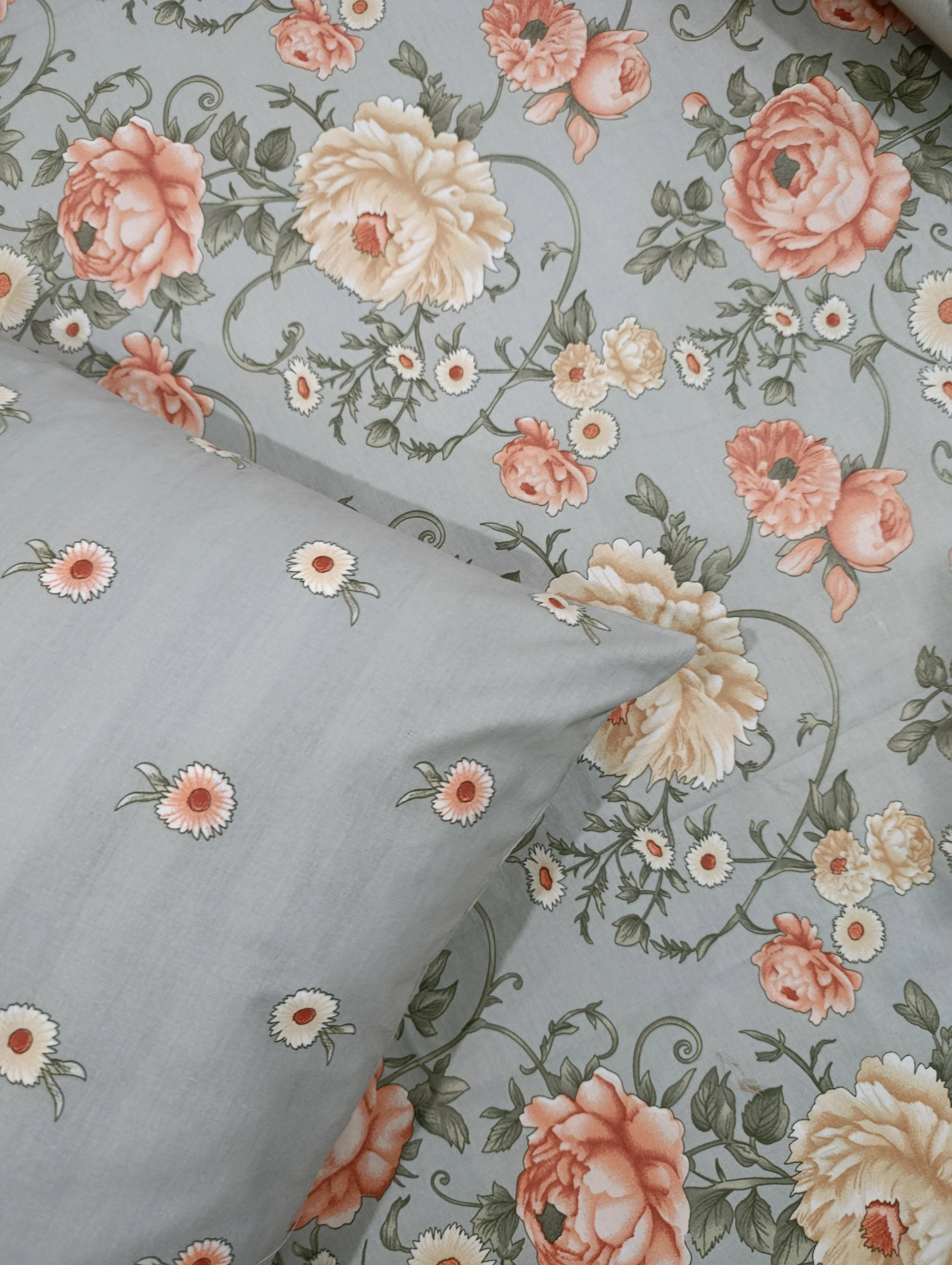 5 Pieces Pure Cotton Bedsheet